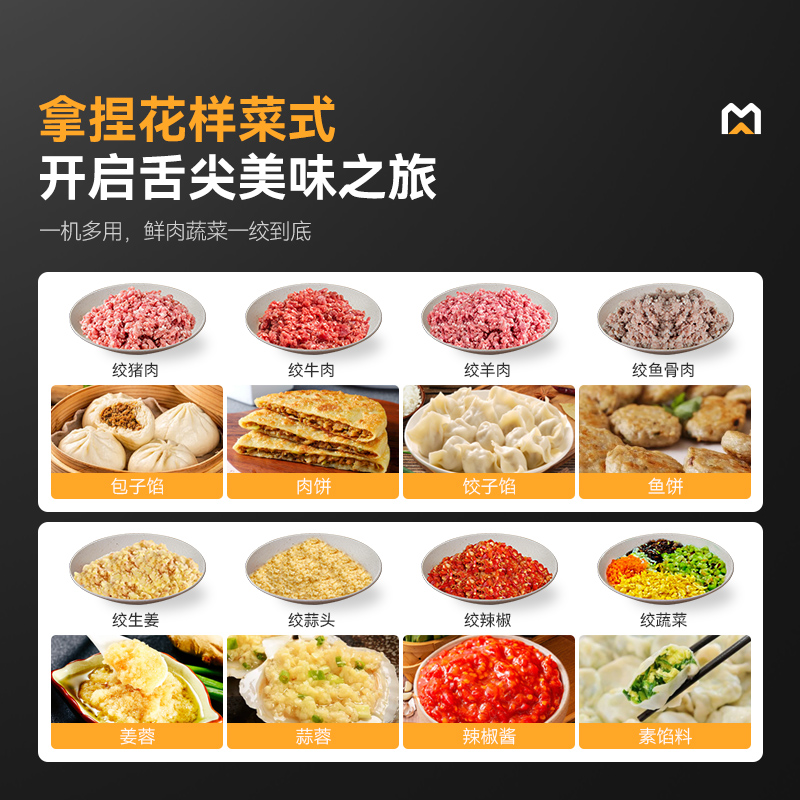 快三导师带计划赚钱豪华款1.8KW 台式强劲绞肉机220V 