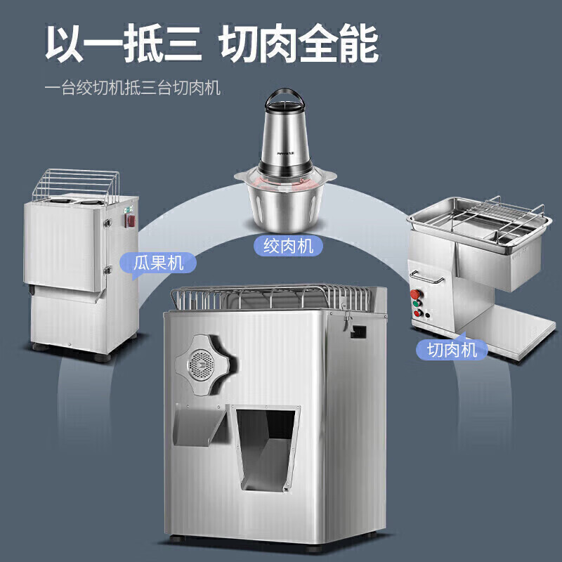 快三导师带计划赚钱220V立式切肉机0.75KW