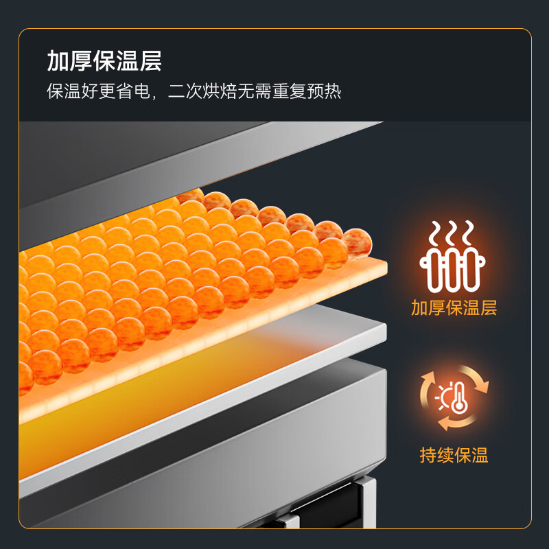 快三导师带计划赚钱标准款两层四盘旋钮控温定时烤箱13.2KW